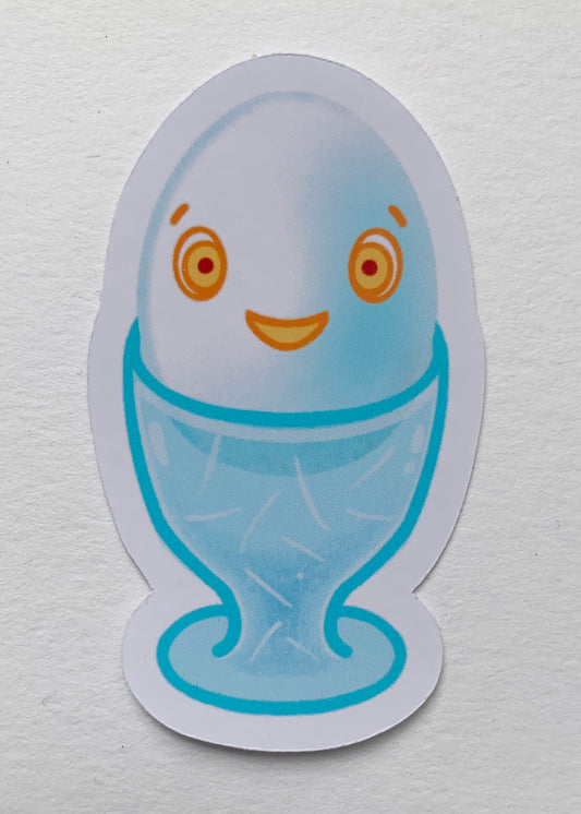 Die-Cut-Sticker "Happy Breakfast Egg"