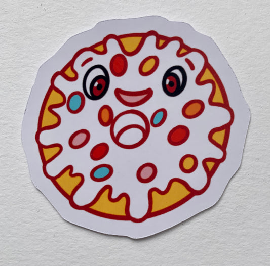 Die-Cut-Sticker "Happy Breakfast Donut"