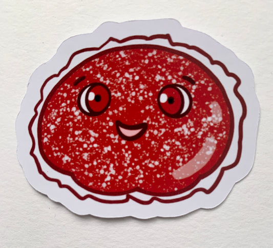 Die-Cut-Sticker "Happy Breakfast Sausage"