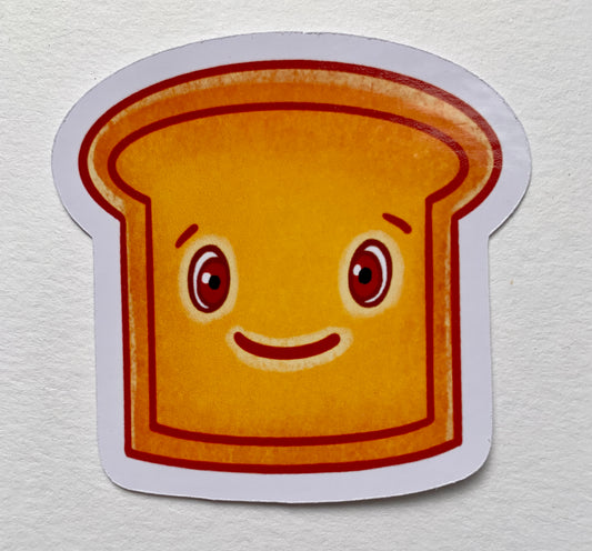 Die-Cut-Sticker "Happy Breakfast Toast"