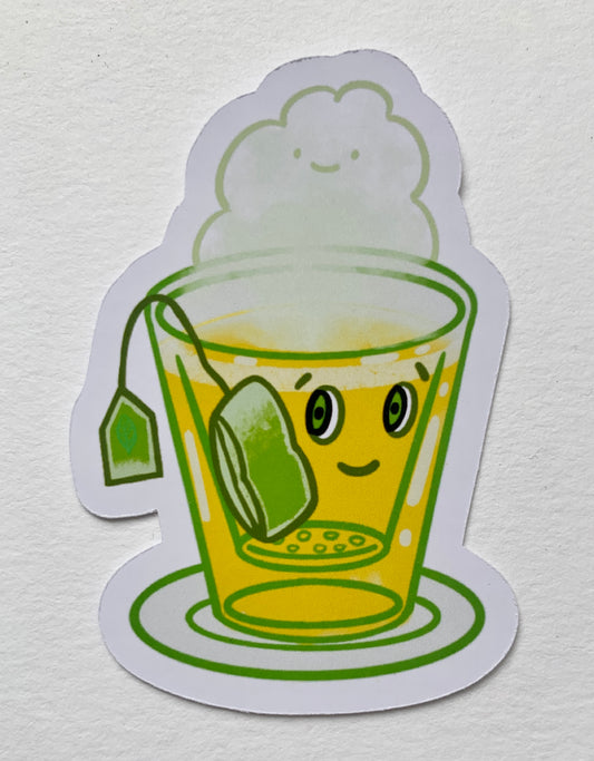 Die-Cut-Sticker "Happy Breakfast Tea"