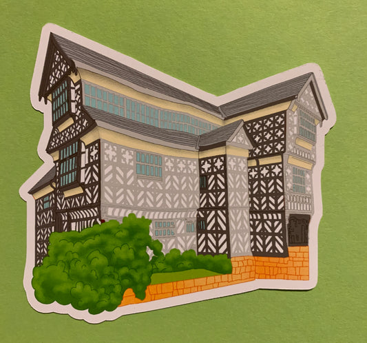 Die-Cut-Sticker "Little Moreton Hall"