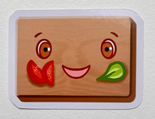Die-Cut-Sticker "Happy Breakfast Board"