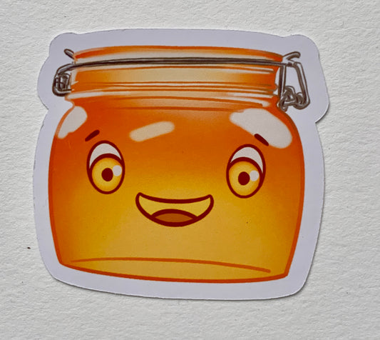 Die-Cut-Sticker "Happy Breakfast Honey"